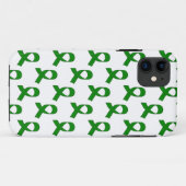 Green Ribbon-Muster Case-Mate iPhone Hülle (Rückseite (Horizontal))