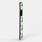 Green Ribbon-Muster Case-Mate iPhone Hülle (Hinten/Rechts)