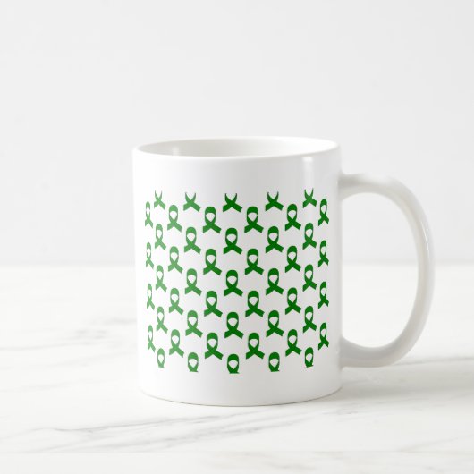 Green Ribbon-Muster Kaffeetasse (Rechts)