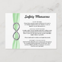 Green Ribbon Silver Unendlichkeit Sicherheitsmaßna