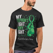 Green Ribbon Stepmutter Traumatisches Gehirn Verle T-Shirt (Vorderseite)