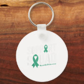 Green Ribbon Support Squad für Software für psychi Schlüsselanhänger (Vorderseite)