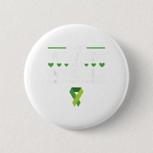 Green Ribbon Warrior & amp; Unterstützer - Mental Button