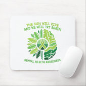 Green Ribbon Warrior & amp; Unterstützer - Mental Mousepad (Mit Mouse)