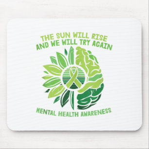 Green Ribbon Warrior & amp; Unterstützer - Mental Mousepad