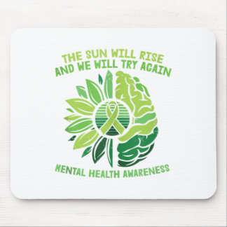 Green Ribbon Warrior & amp; Unterstützer - Mental  Mousepad
