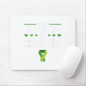 Green Ribbon Warrior & amp; Unterstützer - Mental Mousepad (Mit Mouse)