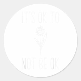 Green Ribbon Warrior & amp; Unterstützer - Mental  Runder Aufkleber