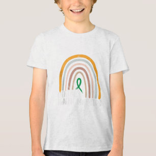 Green Ribbon Warrior & amp; Unterstützer - Mental  Tri-Blend Shirt