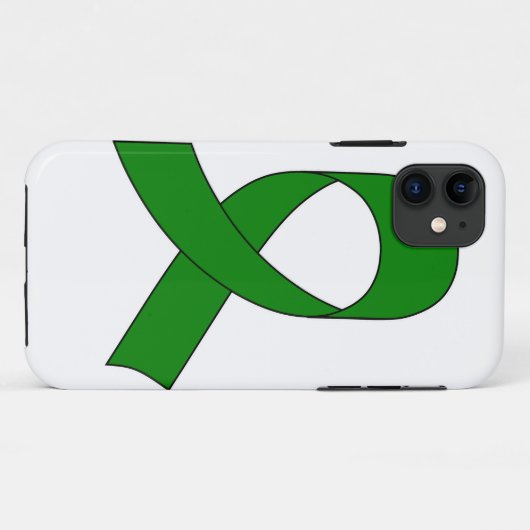 Green Ribbon Zeichnend Case-Mate iPhone Hülle (Rückseite (Horizontal))