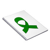 Green Ribbon Zeichnend Notizblock (Rechte Seite)