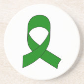 Green Ribbon Zeichnend Untersetzer (Vorne)