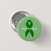 Green Ribbon zur Sensibilisierung für psychische G Button (Vorne & Hinten)