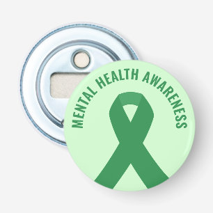 Green Ribbon zur Sensibilisierung für psychische G Flaschenöffner