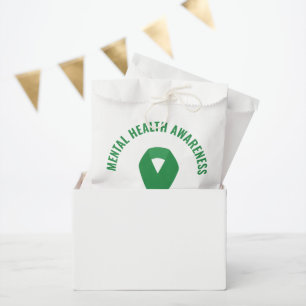 Green Ribbon zur Sensibilisierung für psychische G Geschenktütchen