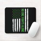 Green Ribbon zur Sensibilisierung für psychische G Mousepad (Mit Mouse)