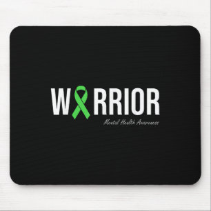 Green Ribbon zur Sensibilisierung für psychische G Mousepad
