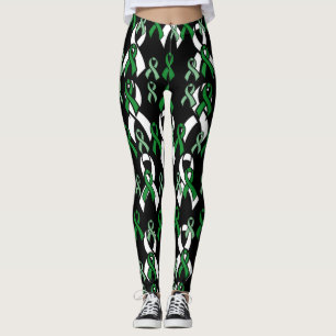Green Ribbons.. C Diff Leggings