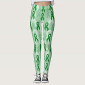 Green Ribbons.. C Diff Leggings (Vorderseite)