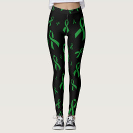 Green Ribbons.. C Diff Leggings