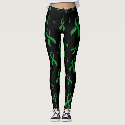Green Ribbons.. C Diff Leggings (Vorderseite)