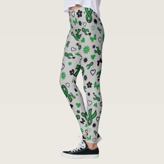 Green Ribbons Multi..C Diff Leggings (Links)