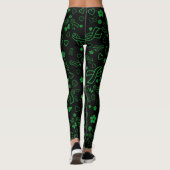 Green Ribbons Multi..Gastroparesis Leggings (Rückseite)