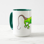 Green Ringo Lizard Tasse (Vorderseite Links)