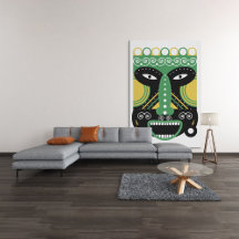 Green Ritual Mask