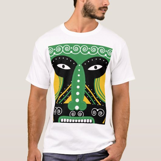 Green Ritual Tribal T-Shirt (Vorderseite)