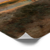 Green River Cliffs - Thomas Moran Fine Art Poster (Ecke)