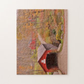 Green River überdachte Brücke und Scheune im Fall Puzzle (Vertikal)