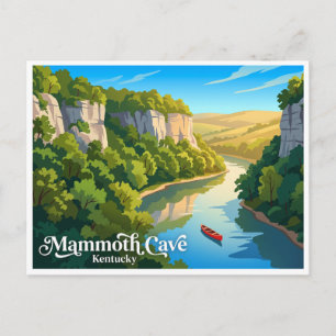 Green River und Mammoth Cave Kentucky Postkarte