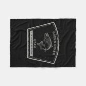 Green River Utah Fly Fishing Fleecedecke (Vorderseite (Horizontal))