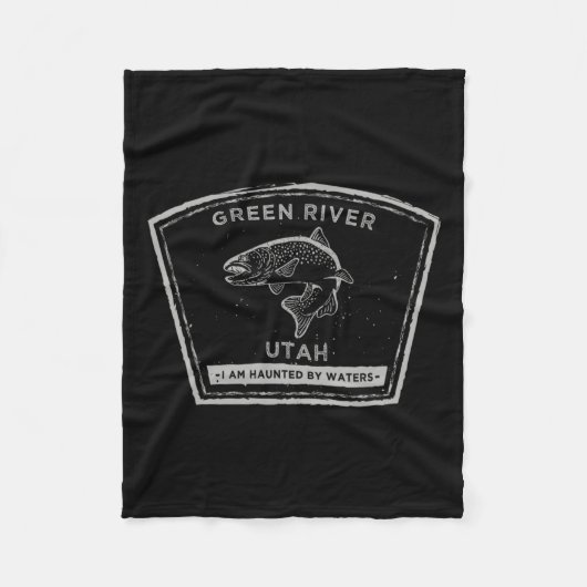Green River Utah Fly Fishing Fleecedecke (Vorderseite)