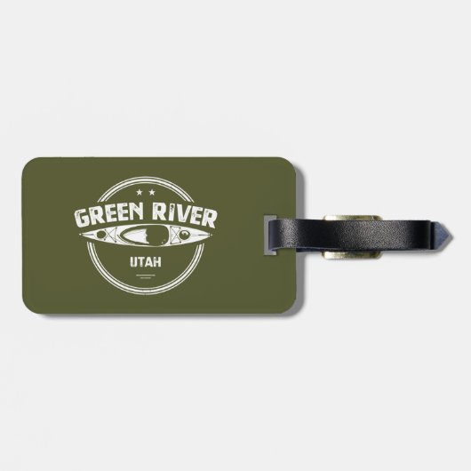 Green River Utah Kayaking Gepäckanhänger (Rückseite horizontal)