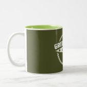 Green River Utah Kayaking Zweifarbige Tasse (Links)