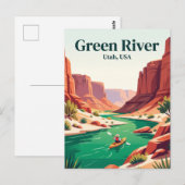 Green River Utah, USA Postkarte (Vorne/Hinten)