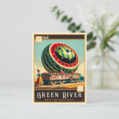 Green River, Utah | Vintage Postkarte (Stehend Vorderseite)