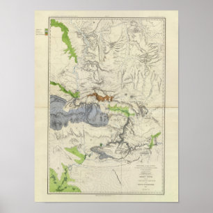 Green River von der Gewerkschaft Pacific Rail Road Poster