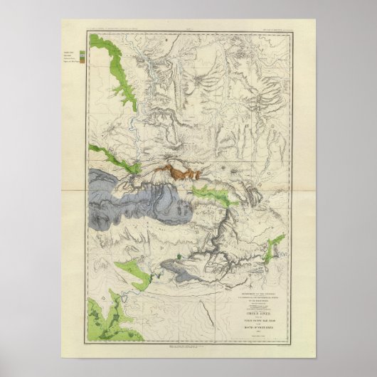 Green River von der Gewerkschaft Pacific Rail Road Poster (Vorne)