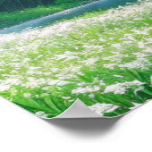 Green Riverbank Poster (Ecke)