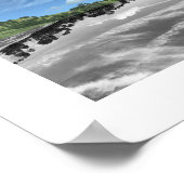 Green Road Reflection Photography Poster (Ecke)