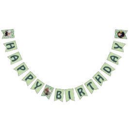 Green Roaring Jurassic Dinosaurier Wimpelkette