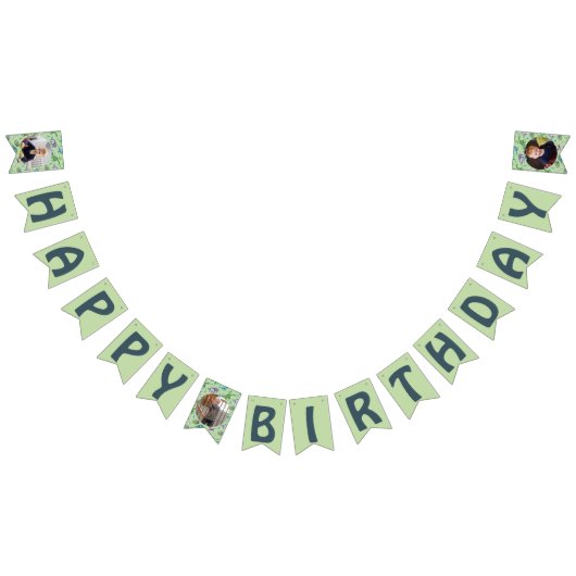 Green Roaring Jurassic Dinosaurier Wimpelkette (Alle)