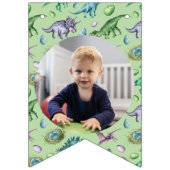 Green Roaring Jurassic Dinosaurier Wimpelkette (Erste Fahne)