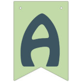 Green Roaring Jurassic Dinosaurier Wimpelkette (Dritte Fahne)