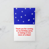 Green Robot Girl Pink Spaceship Cupcake Vielen Dan Dankeskarte (Innenseite)