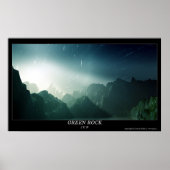 Green Rock Poster (Vorne)