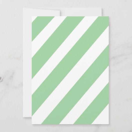 Green Rock Star Rock a Bye Baby Shower Einladung (Rückseite)